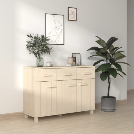 HAMAR sideboard solid pine wood honey brown 113x40x80 cm by vidaXL, Sideboards - Ref: Foro24-340440, Price: 151,73 €, Discoun...