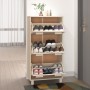 HAMAR shoe rack solid pine wood honey brown 59.5x35x117 cm by vidaXL, Shoe racks and shoe organizers - Ref: Foro24-340512, Pr...