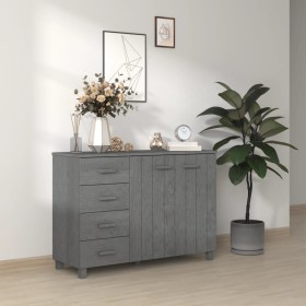 HAMAR sideboard made of solid dark gray pine wood 113x40x80 cm by vidaXL, Sideboards - Ref: Foro24-340446, Price: 158,18 €, D...