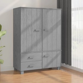 HAMAR wardrobe made of solid dark gray pine wood 99x45x137 cm by vidaXL, Wardrobes - Ref: Foro24-340478, Price: 305,73 €, Dis...