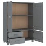 HAMAR Kleiderschrank Massivholz Kiefer dunkelgrau 99x45x137 cm von vidaXL, Kleiderschränke - Ref: Foro24-340478, Preis: 306,9...