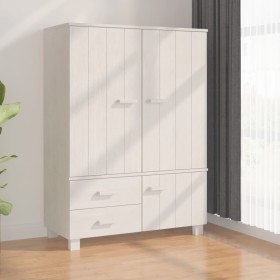 HAMAR wardrobe solid white pine wood 99x45x137 cm by vidaXL, Wardrobes - Ref: Foro24-340477, Price: 271,99 €, Discount: %