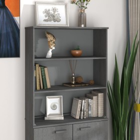 Aparador superior HAMAR pino macizo gris oscuro 85x35x100 cm de vidaXL, Aparadores - Ref: Foro24-340510, Precio: 72,99 €, Des...