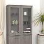 Aparador superior HAMAR pino macizo gris claro 85x35x100 cm de vidaXL, Aparadores - Ref: Foro24-340507, Precio: 141,26 €, Des...