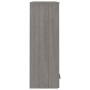 Aparador superior HAMAR pino macizo gris claro 85x35x100 cm de vidaXL, Aparadores - Ref: Foro24-340507, Precio: 141,26 €, Des...