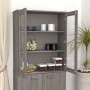 Aparador superior HAMAR pino macizo gris claro 85x35x100 cm de vidaXL, Aparadores - Ref: Foro24-340507, Precio: 141,26 €, Des...