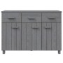 Aparador HAMAR madera maciza pino gris oscuro 113x40x80 cm de vidaXL, Aparadores - Ref: Foro24-340442, Precio: 151,73 €, Desc...