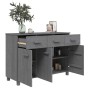 HAMAR sideboard solid dark gray pine wood 113x40x80 cm by vidaXL, Sideboards - Ref: Foro24-340442, Price: 151,73 €, Discount: %