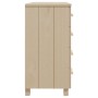 Aparador HAMAR madera de pino maciza marrón miel 79x40x80cm de vidaXL, Aparadores - Ref: Foro24-340420, Precio: 116,08 €, Des...