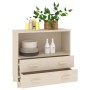 Aparador HAMAR madera de pino maciza marrón miel 85x35x80 cm de vidaXL, Aparadores - Ref: Foro24-340496, Precio: 90,99 €, Des...