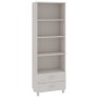 Aparador HAMAR madera maciza de pino blanca 60x35x180 cm de vidaXL, Aparadores - Ref: Foro24-340489, Precio: 147,14 €, Descue...