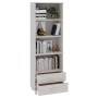 Aparador HAMAR madera maciza de pino blanca 60x35x180 cm de vidaXL, Aparadores - Ref: Foro24-340489, Precio: 147,14 €, Descue...