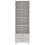 Aparador HAMAR madera maciza de pino blanca 60x35x180 cm de vidaXL, Aparadores - Ref: Foro24-340489, Precio: 147,14 €, Descue...