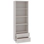 Aparador HAMAR madera maciza de pino blanca 60x35x180 cm de vidaXL, Aparadores - Ref: Foro24-340489, Precio: 147,14 €, Descue...