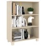 Estantería HAMAR madera pino maciza marrón miel 85x35x112 cm de vidaXL, Librerías y estanterías - Ref: Foro24-340484, Precio:...