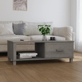 HAMAR coffee table solid light gray pine wood 100x55x35 cm by vidaXL, Coffee table - Ref: Foro24-340455, Price: 85,99 €, Disc...