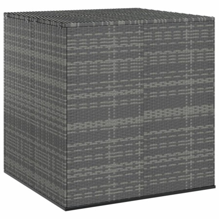 Gray PE rattan garden cushion chest 100x97.5x104 cm by vidaXL, Outdoor storage boxes - Ref: Foro24-317228, Price: 170,56 €, D...