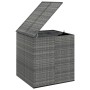 Gray PE rattan garden cushion chest 100x97.5x104 cm by vidaXL, Outdoor storage boxes - Ref: Foro24-317228, Price: 170,56 €, D...