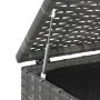 Gray PE rattan garden cushion chest 100x97.5x104 cm by vidaXL, Outdoor storage boxes - Ref: Foro24-317228, Price: 170,56 €, D...