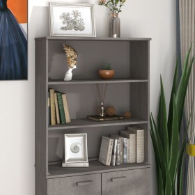 HAMAR top sideboard solid pine light gray 85x35x100 cm by vidaXL, Sideboards - Ref: Foro24-340511, Price: 89,33 €, Discount: %