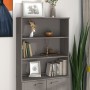 Aparador superior HAMAR pino macizo gris claro 85x35x100 cm de vidaXL, Aparadores - Ref: Foro24-340511, Precio: 89,27 €, Desc...