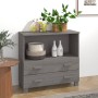 HAMAR solid light gray pine wood sideboard 85x35x80 cm by vidaXL, Sideboards - Ref: Foro24-340499, Price: 90,15 €, Discount: %