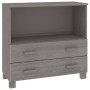 Aparador HAMAR madera maciza de pino gris claro 85x35x80 cm de vidaXL, Aparadores - Ref: Foro24-340499, Precio: 90,15 €, Desc...