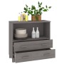 Aparador HAMAR madera maciza de pino gris claro 85x35x80 cm de vidaXL, Aparadores - Ref: Foro24-340499, Precio: 90,15 €, Desc...