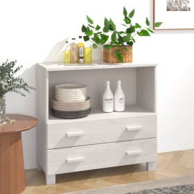 Aparador HAMAR madera maciza de pino blanca 85x35x80 cm de vidaXL, Aparadores - Ref: Foro24-340497, Precio: 90,99 €, Descuent...