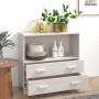 Aparador HAMAR madera maciza de pino blanca 85x35x80 cm de vidaXL, Aparadores - Ref: Foro24-340497, Precio: 90,74 €, Descuent...