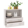 Aparador HAMAR madera maciza de pino blanca 85x35x80 cm de vidaXL, Aparadores - Ref: Foro24-340497, Precio: 90,74 €, Descuent...