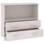 Aparador HAMAR madera maciza de pino blanca 85x35x80 cm de vidaXL, Aparadores - Ref: Foro24-340497, Precio: 90,74 €, Descuent...