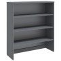 Aparador superior HAMAR pino macizo gris oscuro 90x30x100 cm de vidaXL, Aparadores - Ref: Foro24-340434, Precio: 104,05 €, De...