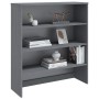 Aparador superior HAMAR pino macizo gris oscuro 90x30x100 cm de vidaXL, Aparadores - Ref: Foro24-340434, Precio: 104,05 €, De...