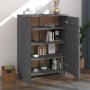 HAMAR solid dark gray pine wood shoemaker 85x40x108 cm by vidaXL, Shoe racks and shoe organizers - Ref: Foro24-340518, Price:...