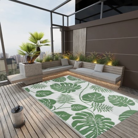 Green PP outdoor rug 190x290 cm by vidaXL, Outdoor protectors - Ref: Foro24-316938, Price: 52,88 €, Discount: %