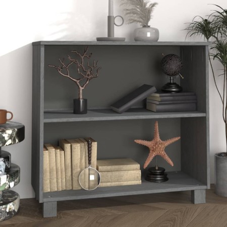 HAMAR sideboard solid dark gray pine wood 85x35x80 cm by vidaXL, Sideboards - Ref: Foro24-340502, Price: 63,21 €, Discount: %