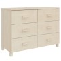 Aparador HAMAR madera de pino maciza marrón miel 113x40x80 cm de vidaXL, Aparadores - Ref: Foro24-340448, Precio: 139,96 €, D...