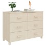 Aparador HAMAR madera de pino maciza marrón miel 113x40x80 cm de vidaXL, Aparadores - Ref: Foro24-340448, Precio: 139,96 €, D...