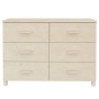 Aparador HAMAR madera de pino maciza marrón miel 113x40x80 cm de vidaXL, Aparadores - Ref: Foro24-340448, Precio: 139,96 €, D...