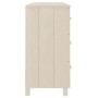 Aparador HAMAR madera de pino maciza marrón miel 113x40x80 cm de vidaXL, Aparadores - Ref: Foro24-340448, Precio: 139,96 €, D...