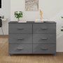 HAMAR sideboard made of solid dark gray pine wood 113x40x80 cm by vidaXL, Sideboards - Ref: Foro24-340450, Price: 172,36 €, D...