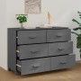 HAMAR sideboard made of solid dark gray pine wood 113x40x80 cm by vidaXL, Sideboards - Ref: Foro24-340450, Price: 172,36 €, D...