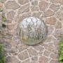 Sand iron round garden mirror for outdoor use 60x3 cm by vidaXL, Mirrors - Ref: Foro24-318367, Price: 103,00 €, Discount: %