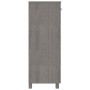 HAMAR shoe rack solid light gray pine wood 85x40x108 cm by vidaXL, Shoe racks and shoe organizers - Ref: Foro24-340519, Price...