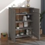 HAMAR shoe rack solid light gray pine wood 85x40x108 cm by vidaXL, Shoe racks and shoe organizers - Ref: Foro24-340519, Price...