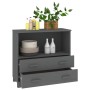 HAMAR sideboard solid dark gray pine wood 85x35x80 cm by vidaXL, Sideboards - Ref: Foro24-340498, Price: 74,09 €, Discount: %