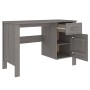 HAMAR desk solid light gray pine wood 113x50x75 cm by vidaXL, Desks - Ref: Foro24-340463, Price: 105,31 €, Discount: %