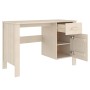 HAMAR Schreibtisch aus massivem Kiefernholz, honigbraun, 113 x 50 x 75 cm von vidaXL, Schreibtische - Ref: Foro24-340460, Pre...