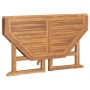 Mesa de comedor de jardín plegable teca maciza 110x110x75 cm de vidaXL, Mesas de jardín - Ref: Foro24-318480, Precio: 264,20 ...